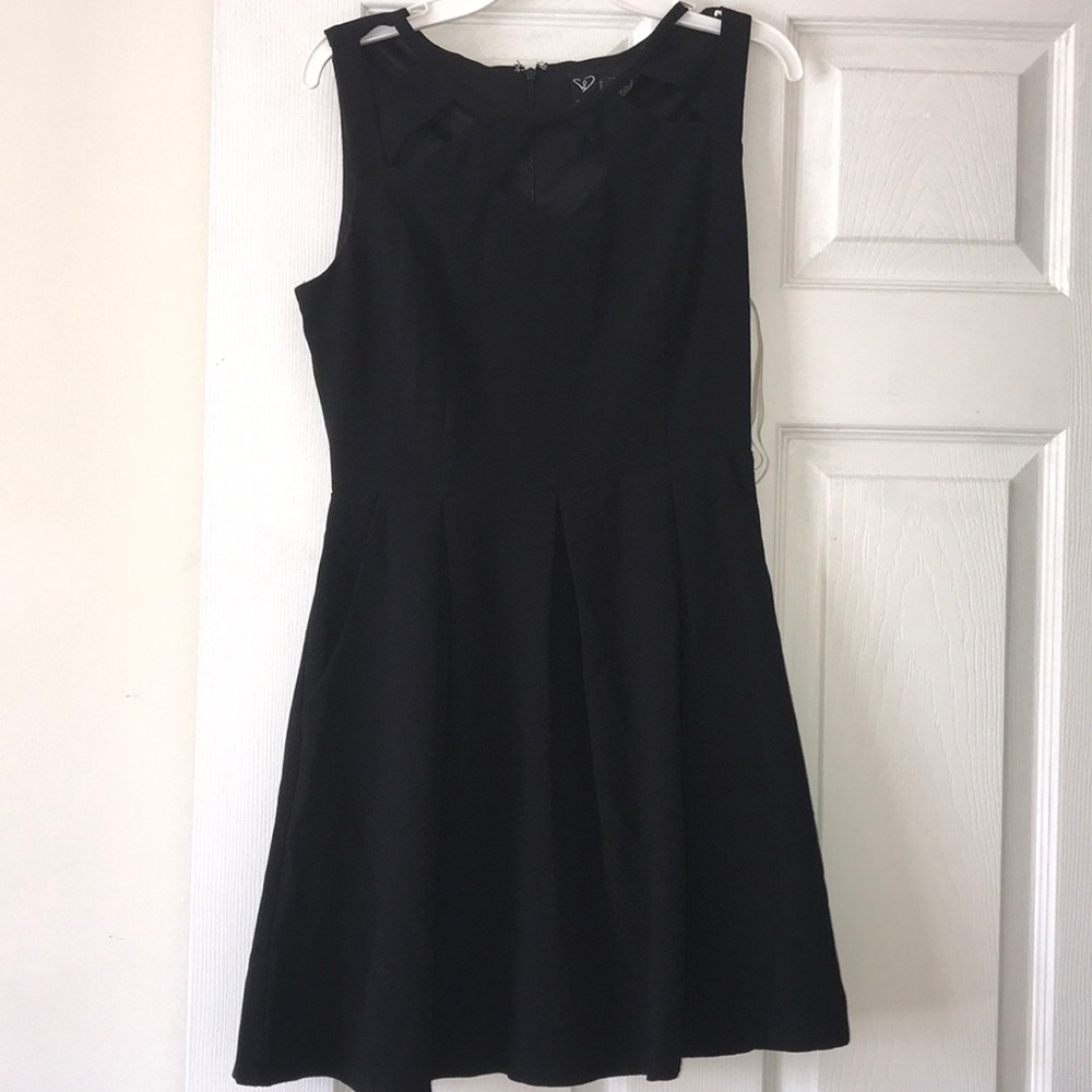 Black skater dress